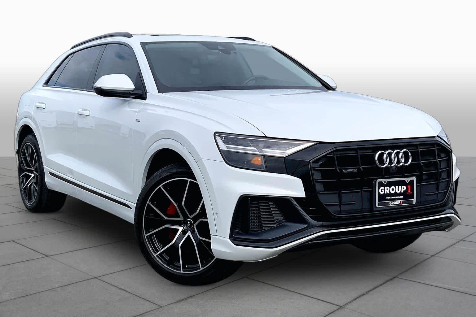 Used 2020 Glacier White Metallic Audi Premium Plus image 3