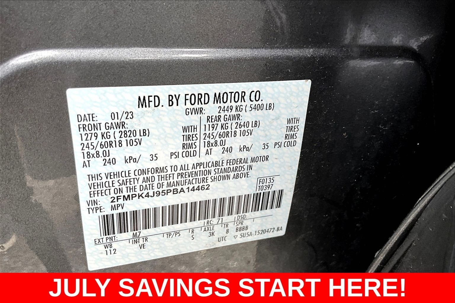 Used 2023 Gray Ford SEL image 21