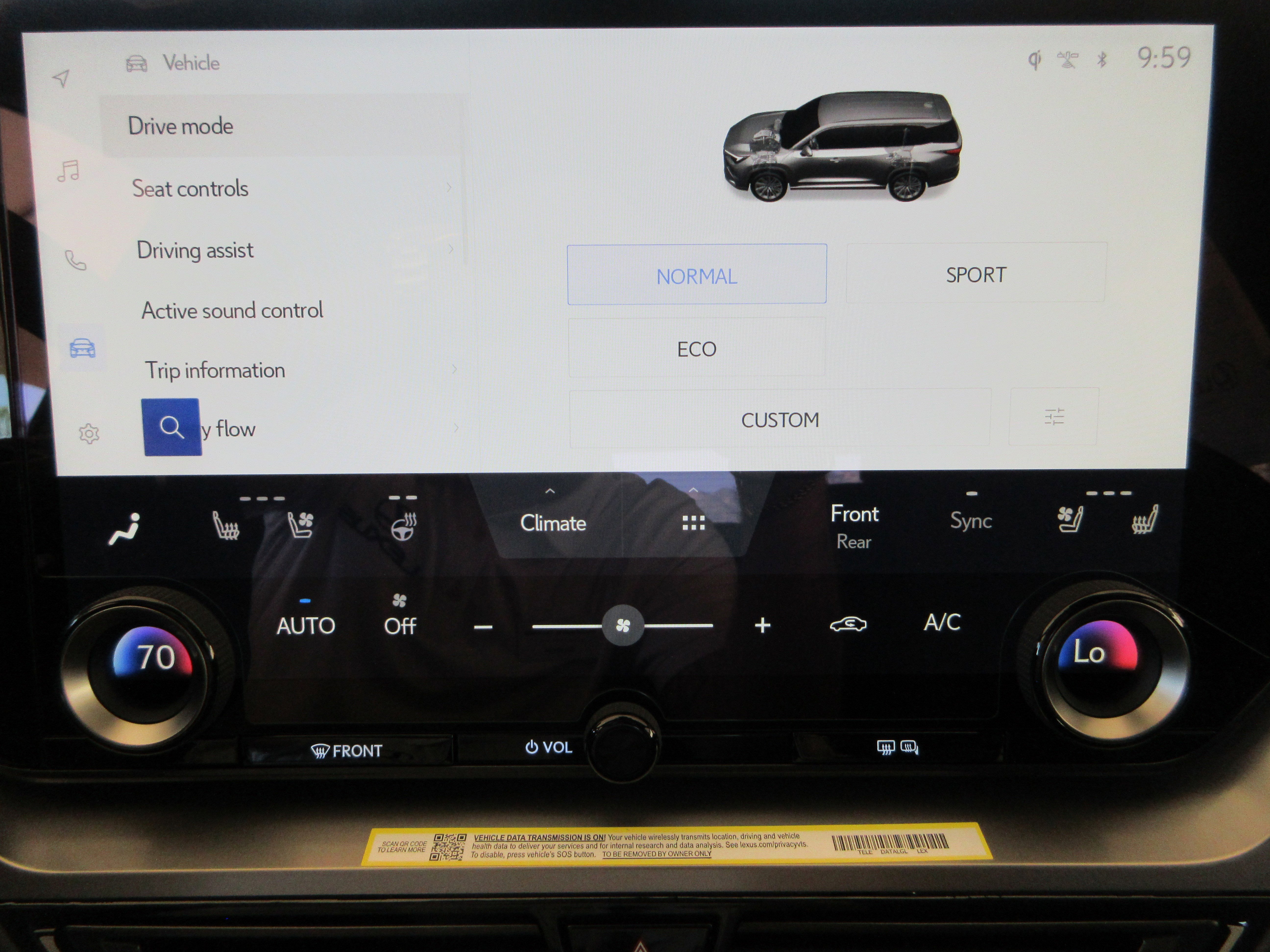 New 2026 Caviar Lexus F SPORT PERFORMANCE PREMIUM AWD image 45