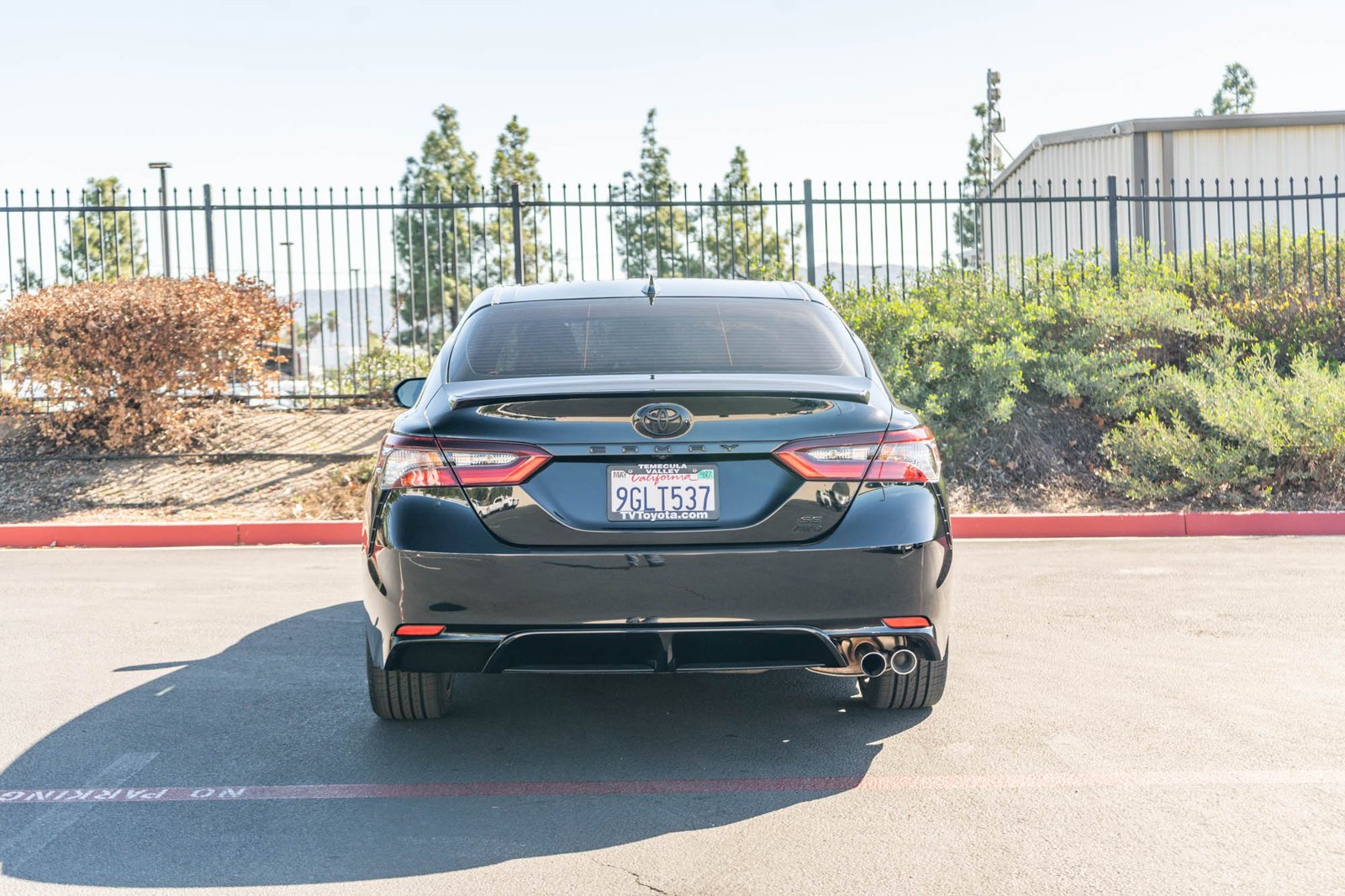 Certified Used 2023 Midnight Black Metallic Toyota SE Nightshade image 8