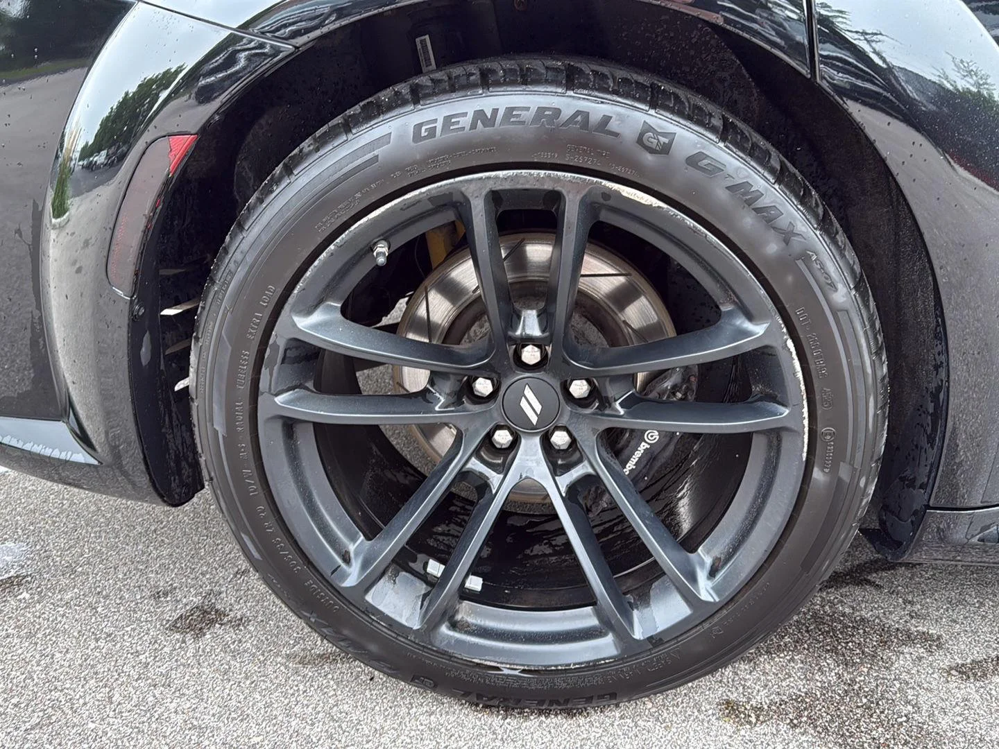 Used 2020 Pitch Black Clearcoat Dodge Scat Pack Widebody image 12