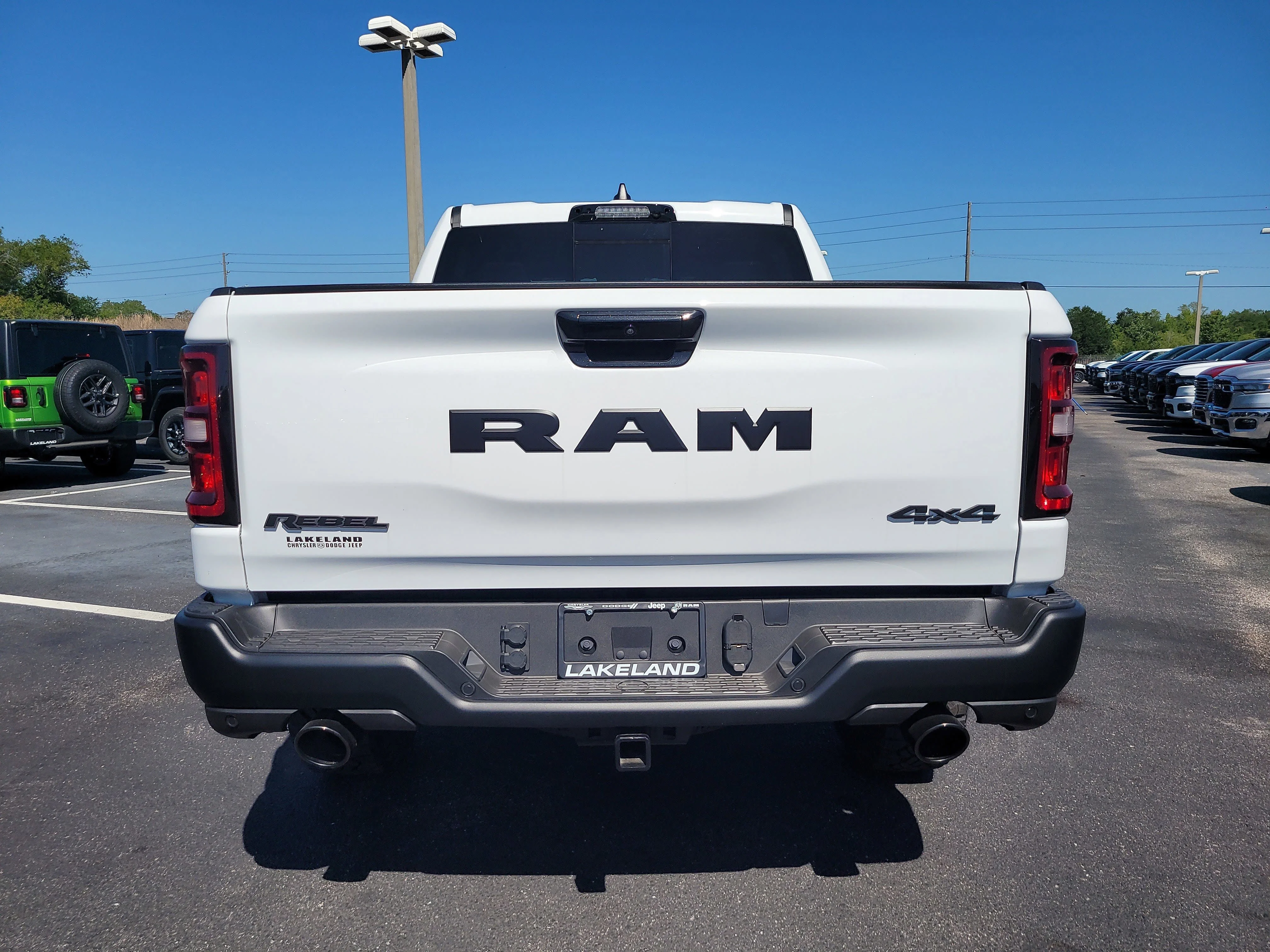New 2026 Bright White Clearcoat Ram Rebel image 7