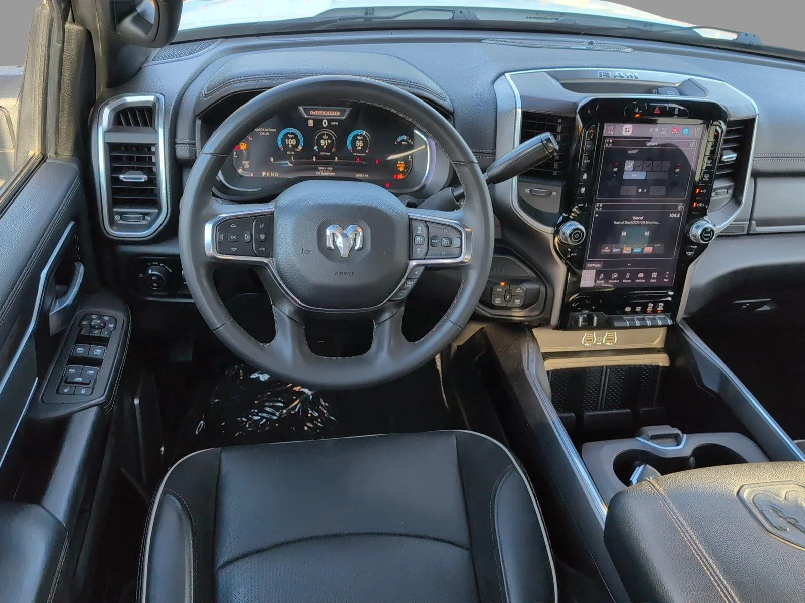 Used 2025 Bright White Clearcoat Ram Laramie image 31