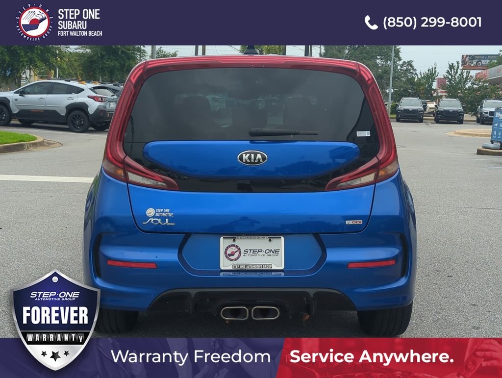 Used 2021 Blue Kia Turbo image 6