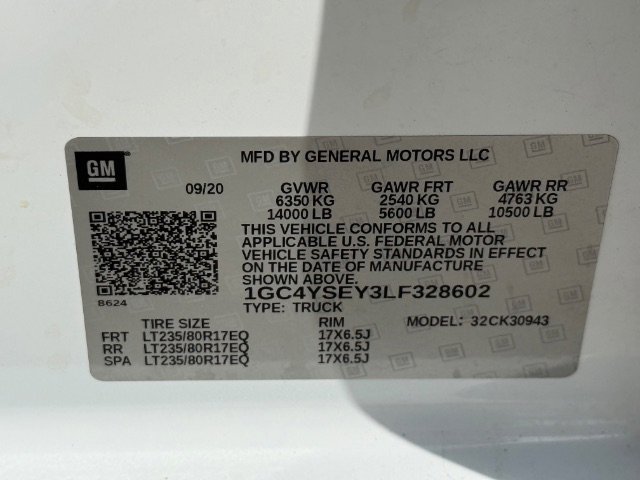 Used 2020 Summit White Chevrolet Work Truck image 24