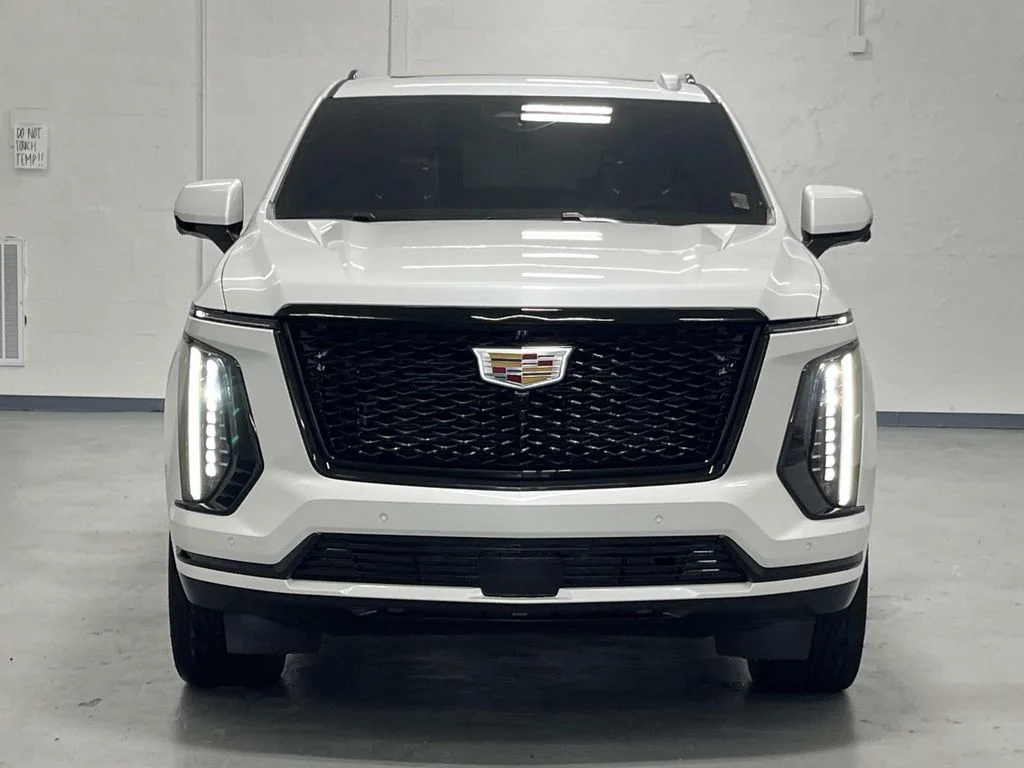 Used 2025 Crystal White Tricoat Cadillac Sport image 3