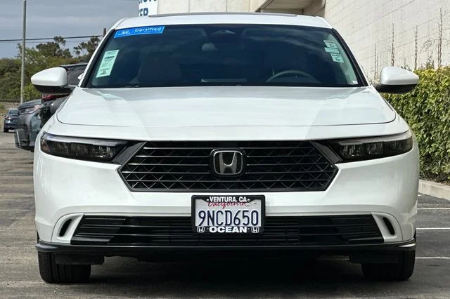 Certified Used 2024 Platinum White Pearl Honda EX image 9