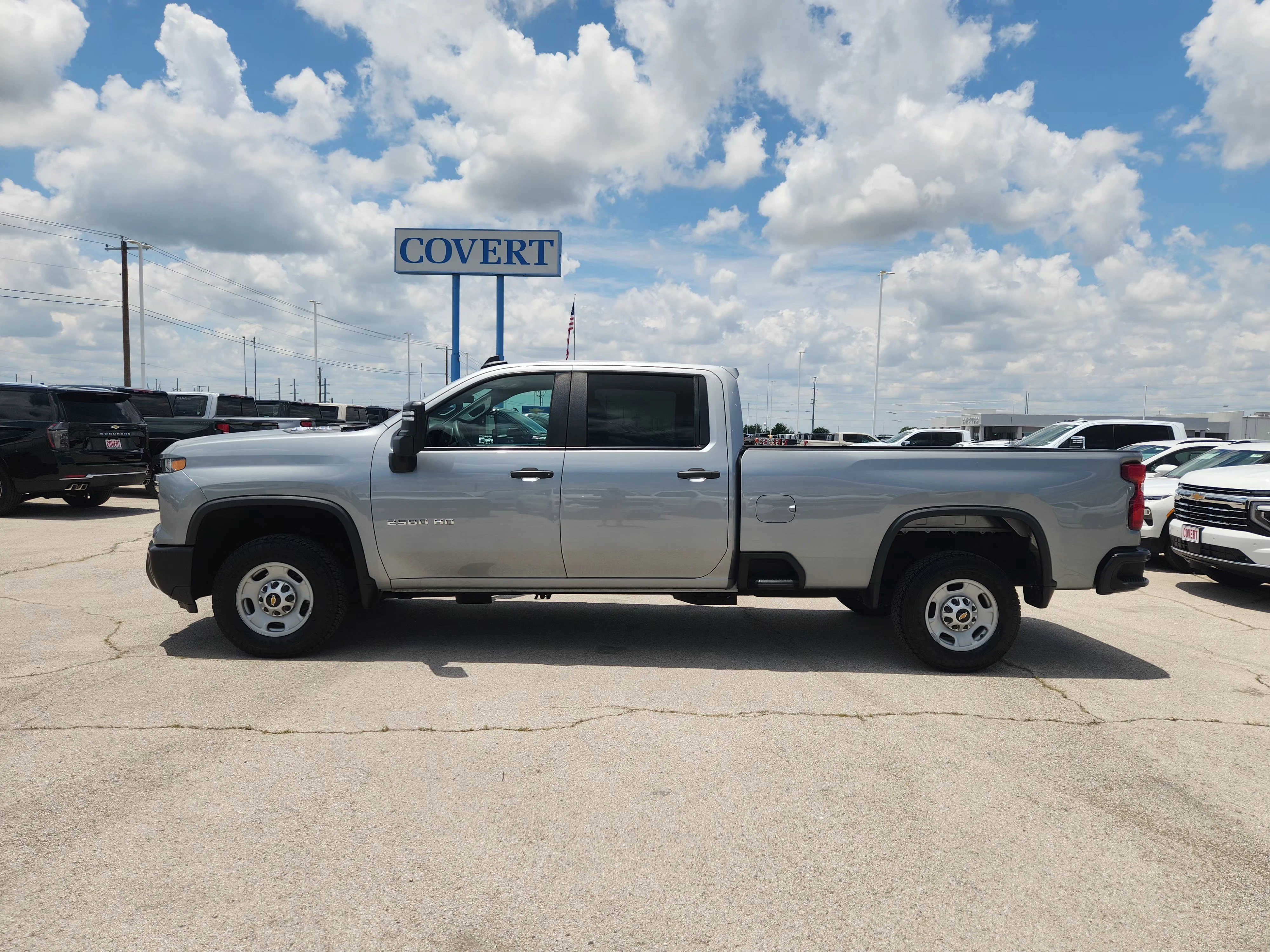 Used 2024 Sterling Gray Metallic Chevrolet Work Truck image 4