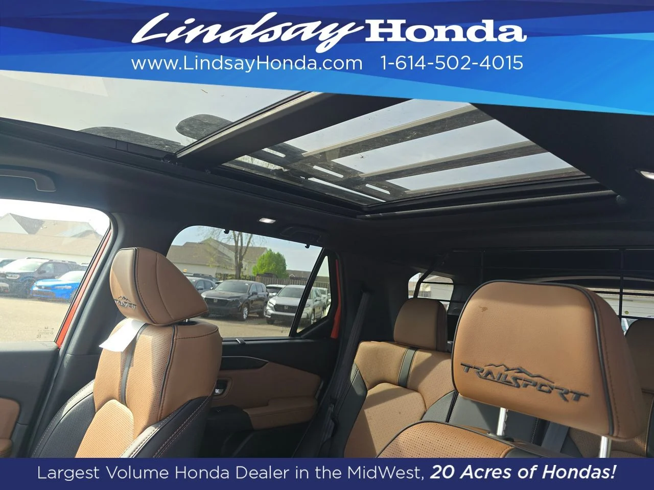 New 2026 Sunset Orange Honda TrailSport Elite image 9