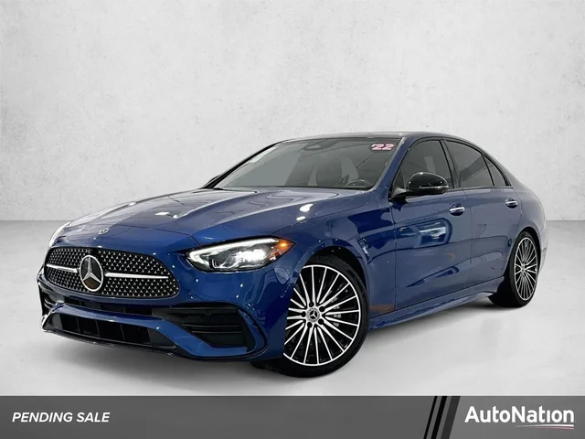 Pre-Owned 2022 Mercedes-Benz C-Class C 300 4dr Car in West Palm