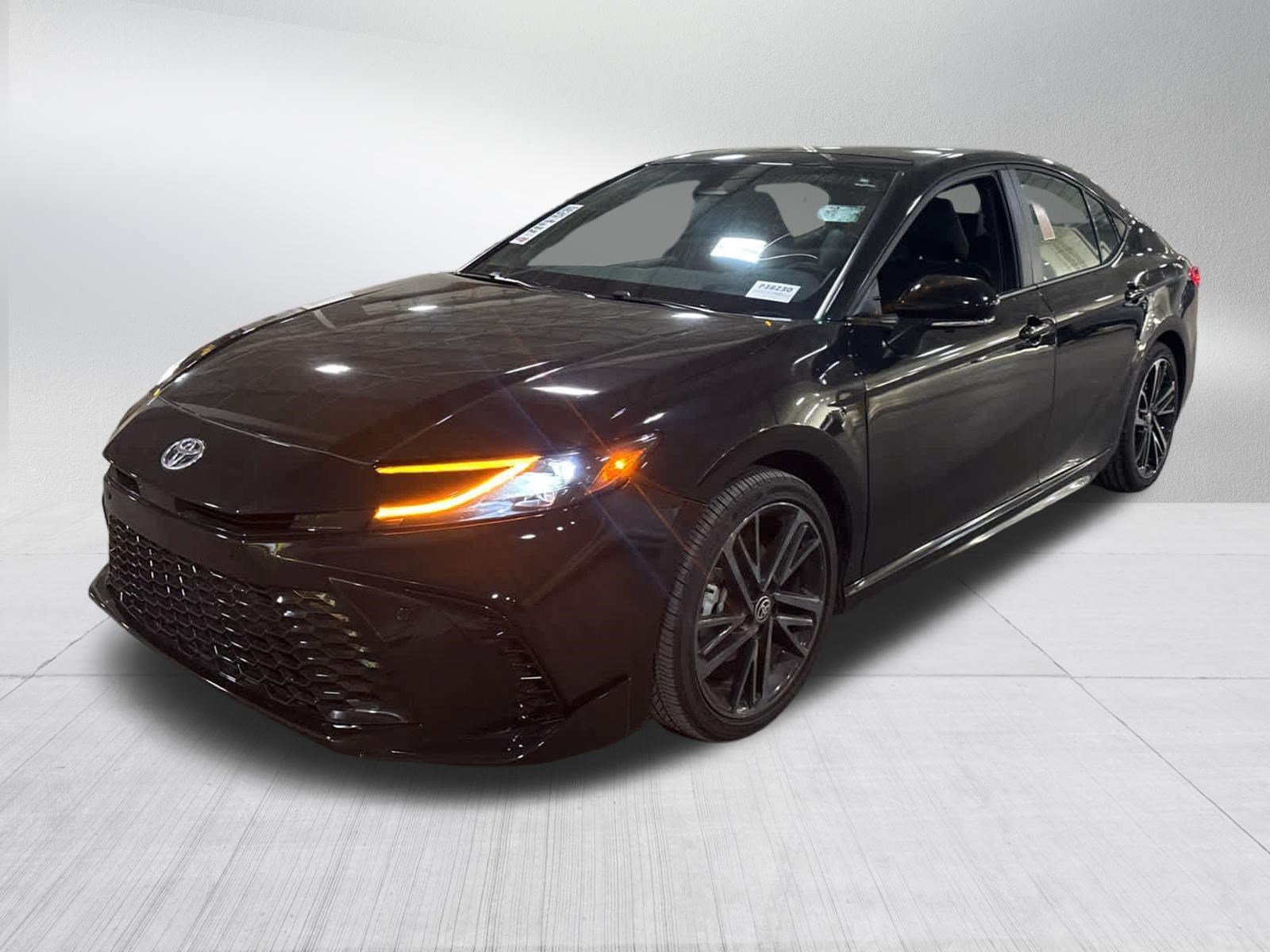 Used 2025 Midnight Black Metallic Toyota XSE image 3