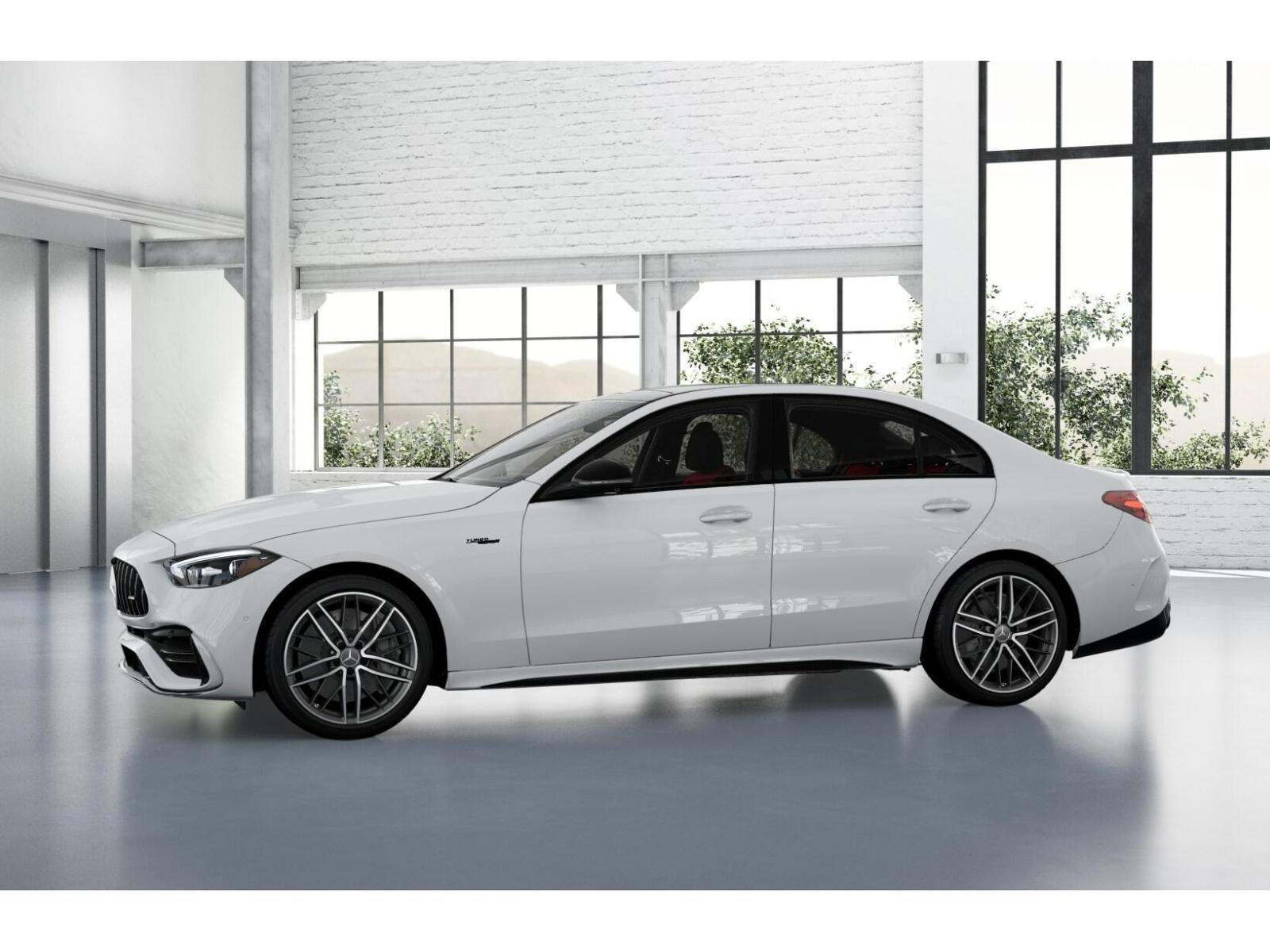 New 2026 Polar White Mercedes-Benz AMG® C 43 4MATIC® Sedan image 50