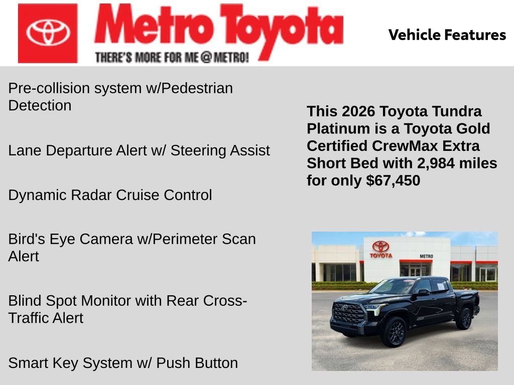 Certified Used 2026 Black Toyota Platinum image 33