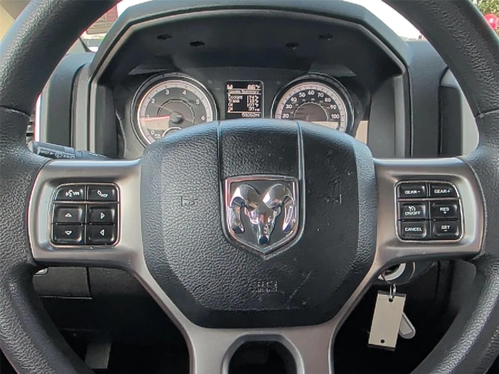 Used 2024 Diamond Black Crystal Pearlcoat Ram SLT image 22