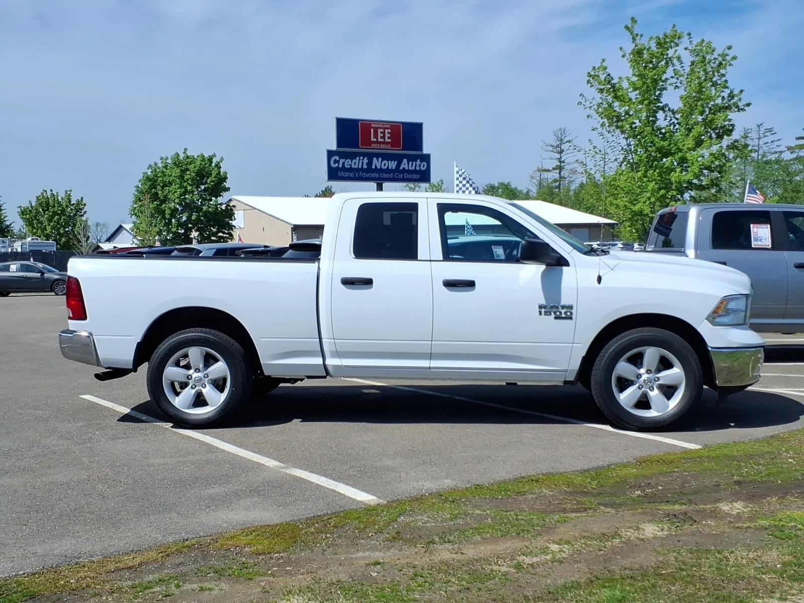 Used 2024 Bright White Clearcoat Ram SLT image 5