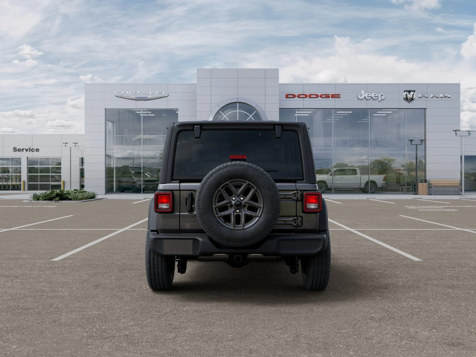 New 2026 Granite Crystal Metallic Clear-Coat Exterior Paint Jeep Sport image 34