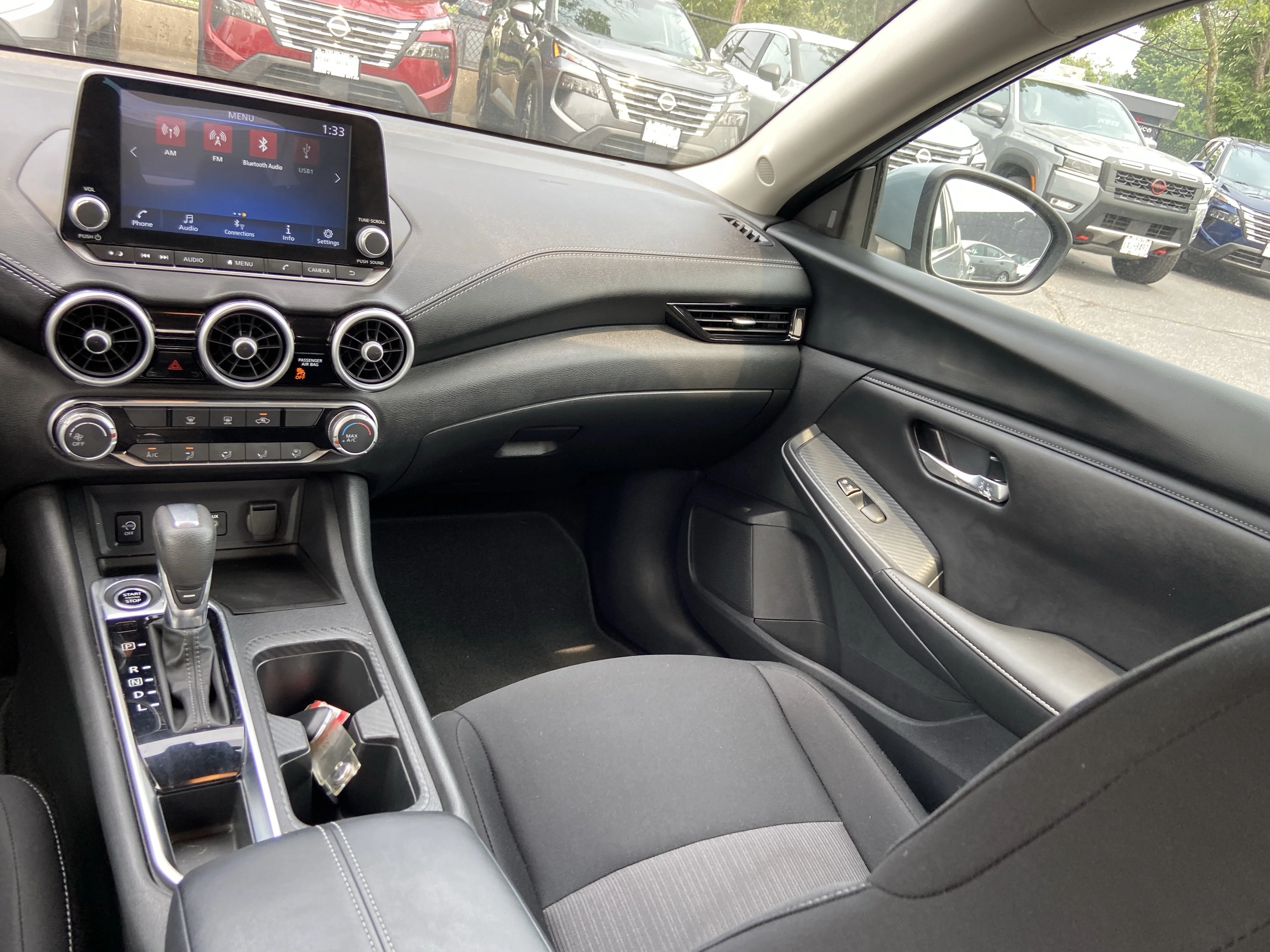 Used 2024 Atlantic Gray Metallic Nissan SV image 14