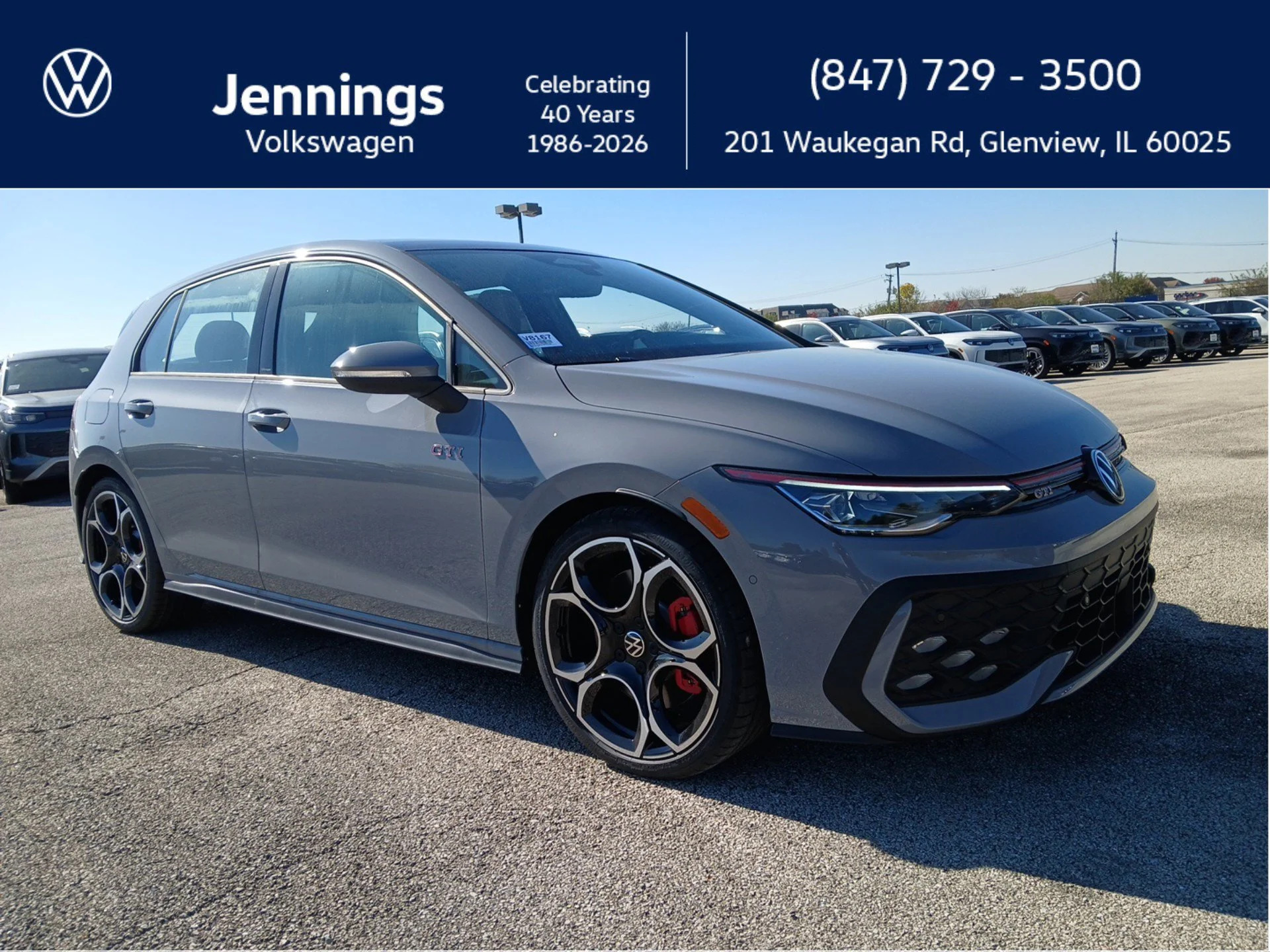 New 2026 Moonstone Gray Volkswagen 2.0T Autobahn image 1