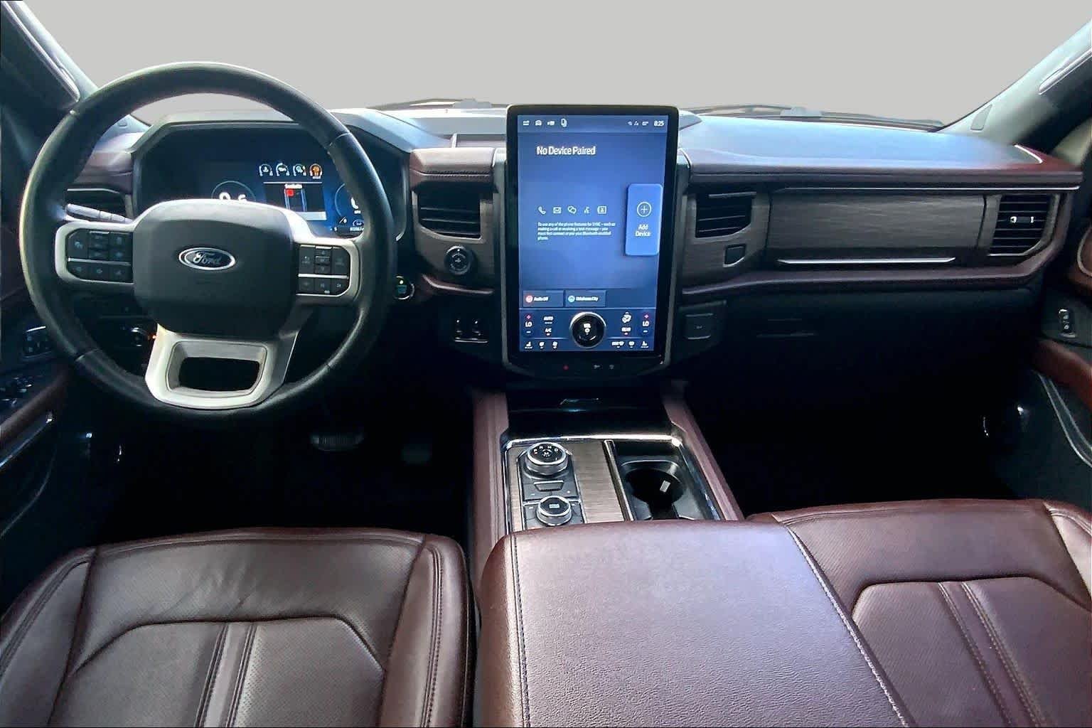 Used 2022 Star White Metallic Tri-Coat Ford Limited image 16