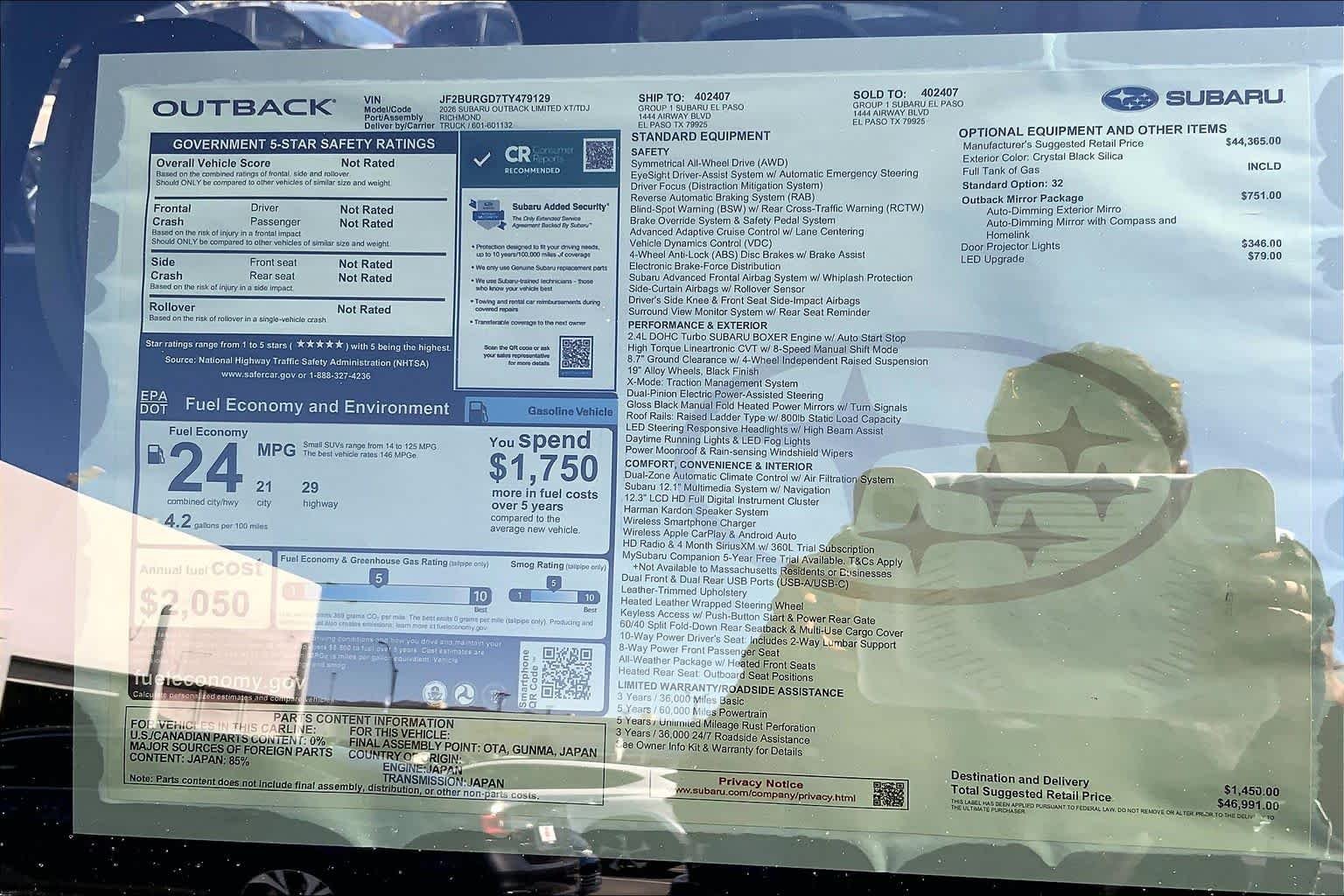 2026 Subaru Outback Limited XT - Photo 19