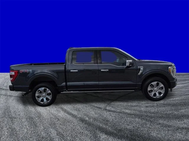 Certified Used 2022 Blue Ford Platinum image 3