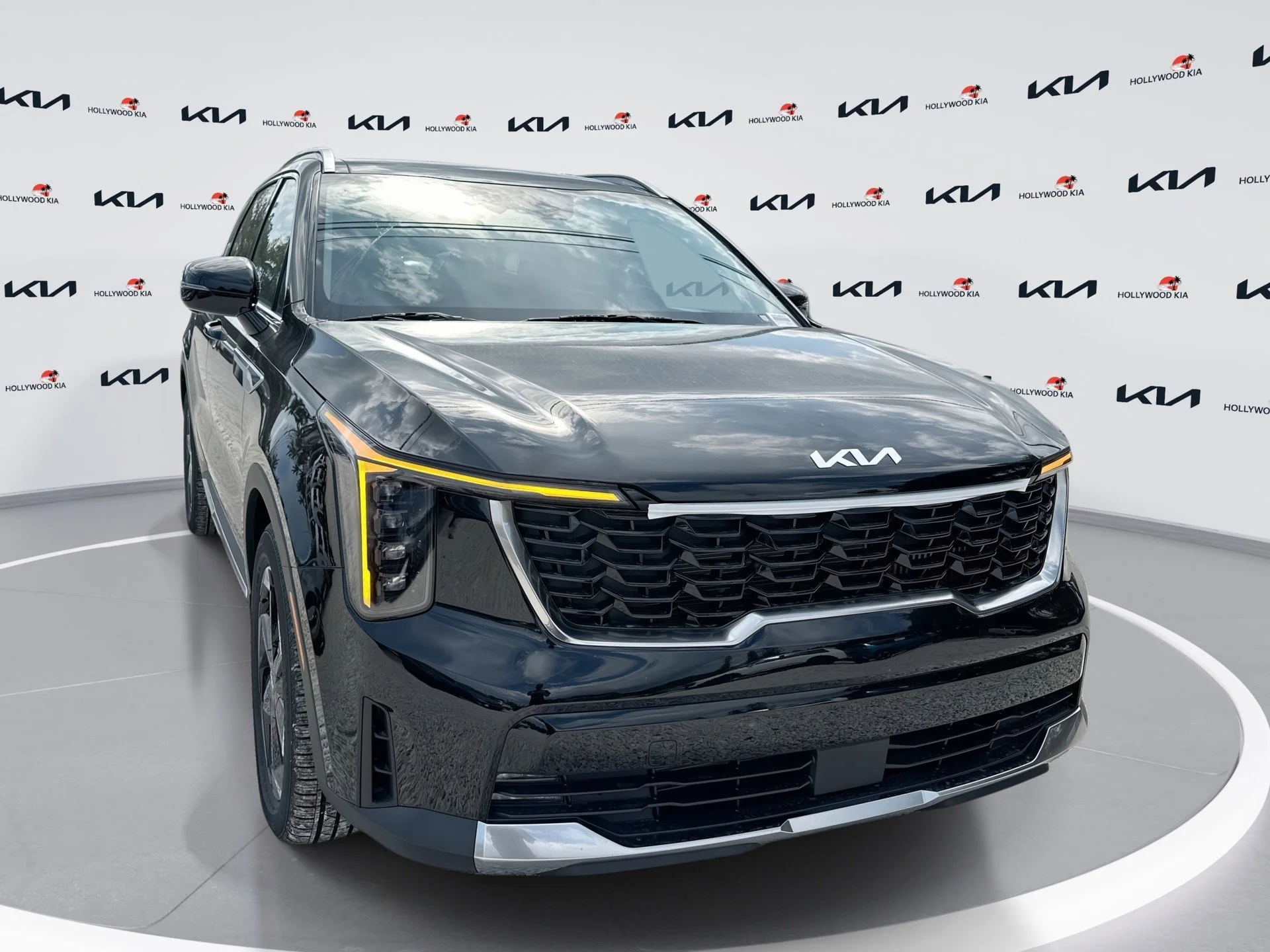 New 2026 Aurora Black Pearl Kia EX AWD image 1