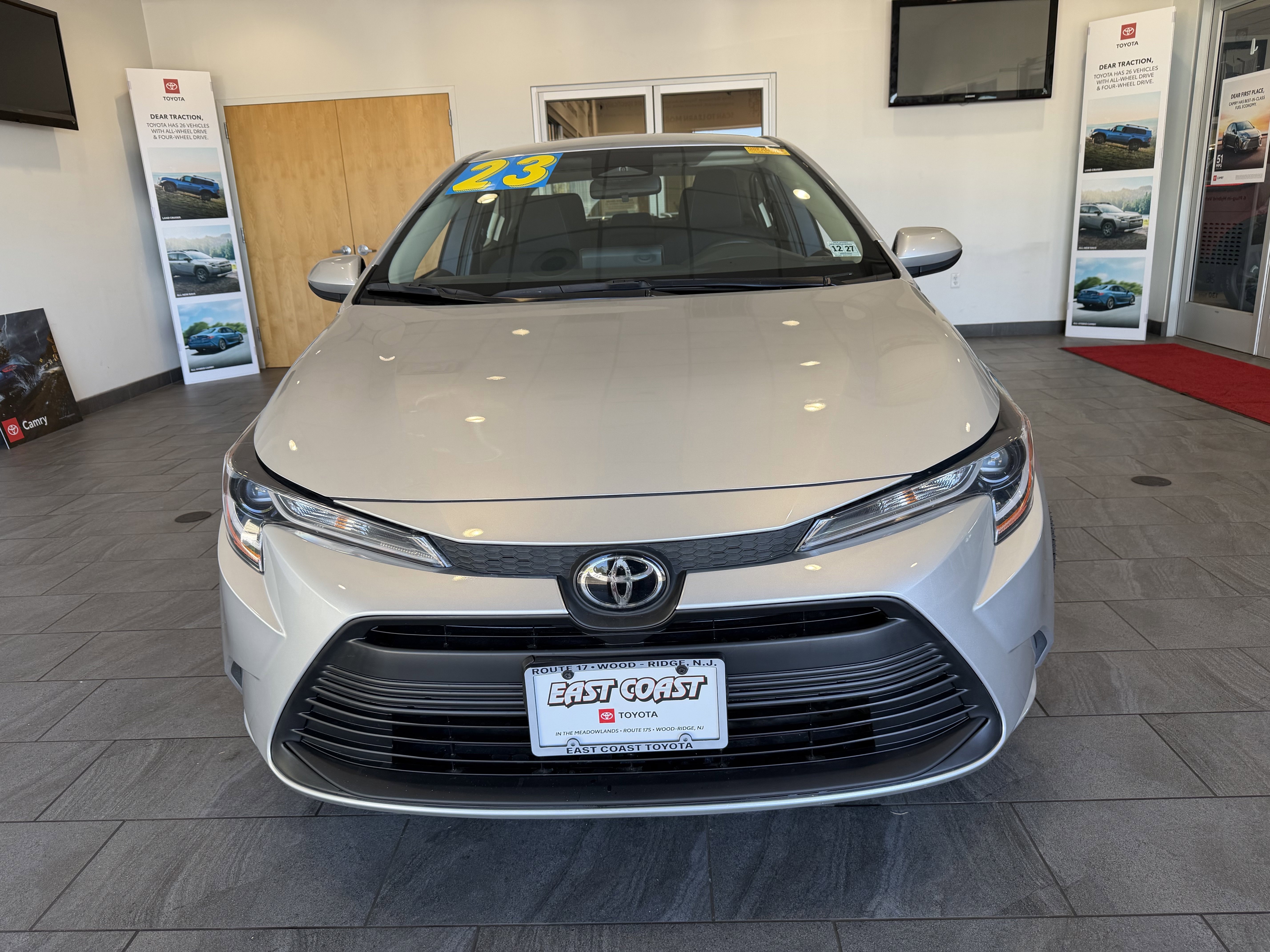 Used 2023 Toyota Corolla LE with VIN JTDB4MEE1P3003524 for sale in Wood-Ridge, NJ