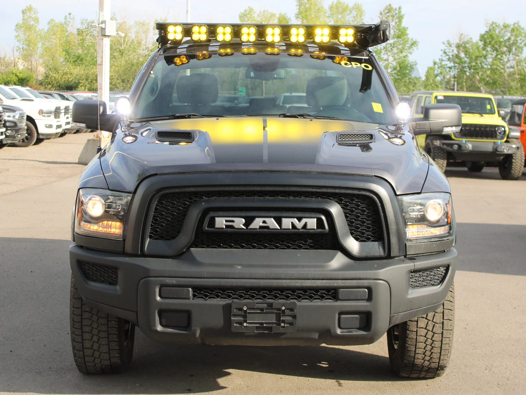 Certified Used 2023 Grey RAM Warlock * No Accidents | Roof Lights | Overland Ready | Alpine | Tonneau Cover image 11