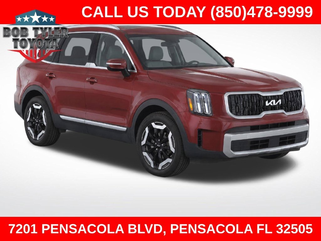 Used 2023 Red Kia EX image 1