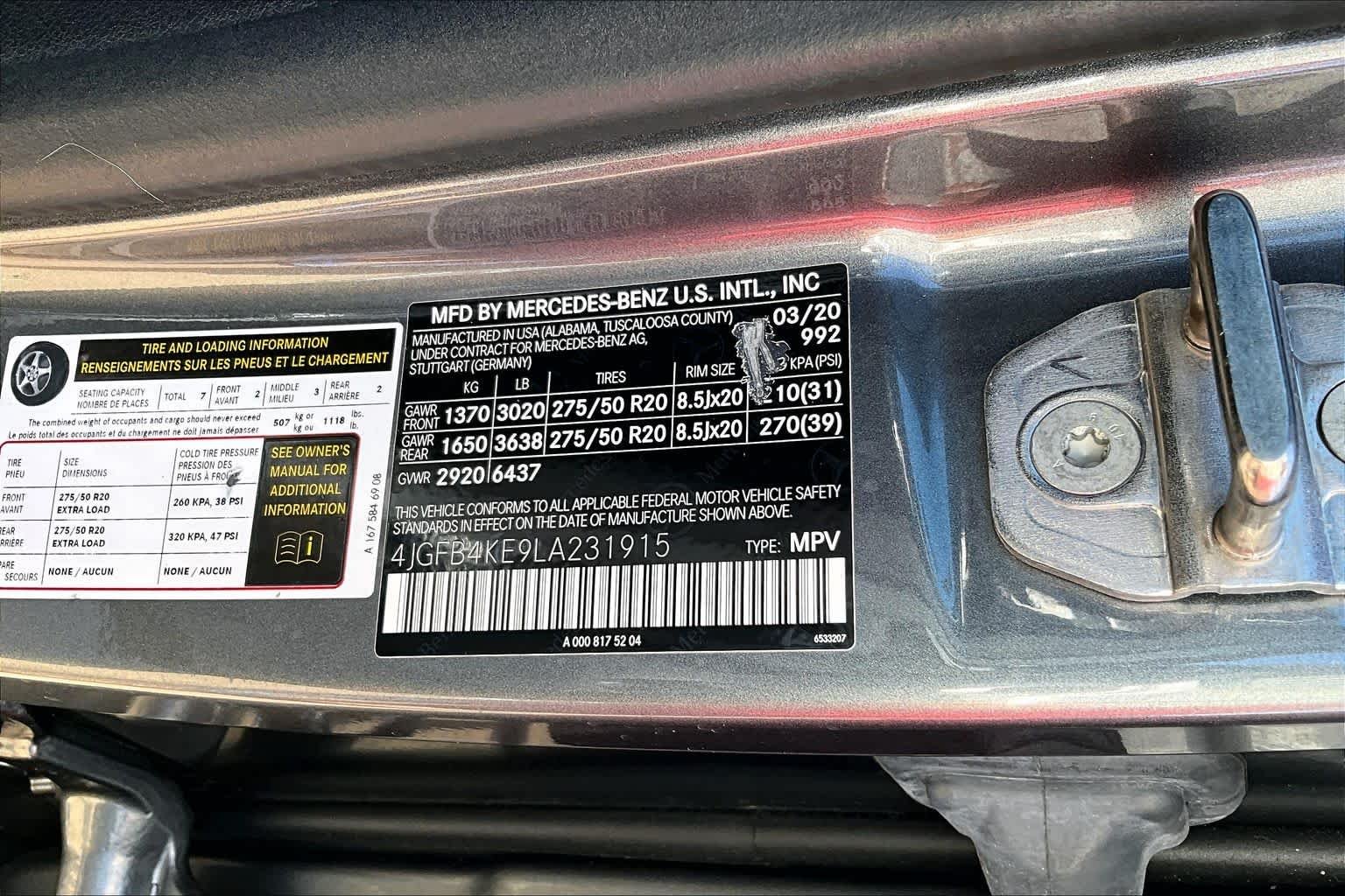 Used 2020 Selenite Grey Metallic Mercedes-Benz GLE 350 image 33