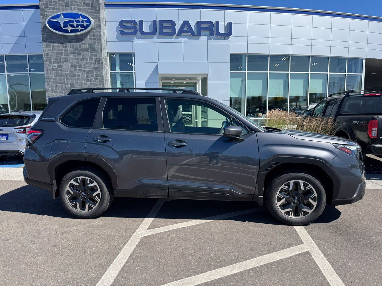 Used 2025 Magnetite Gray Metallic Subaru Premium image 8