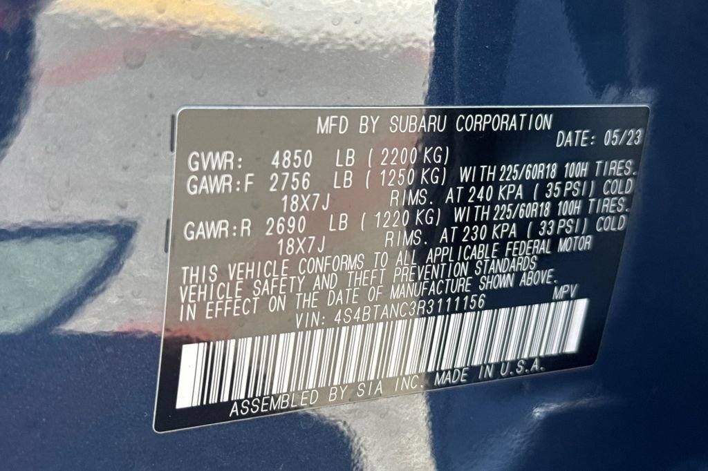 Certified Used 2024 Blue Subaru Limited image 35