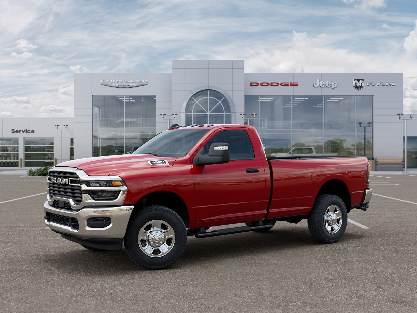 New 2026 Flame Red Clear-Coat Exterior Paint RAM Tradesman image 19