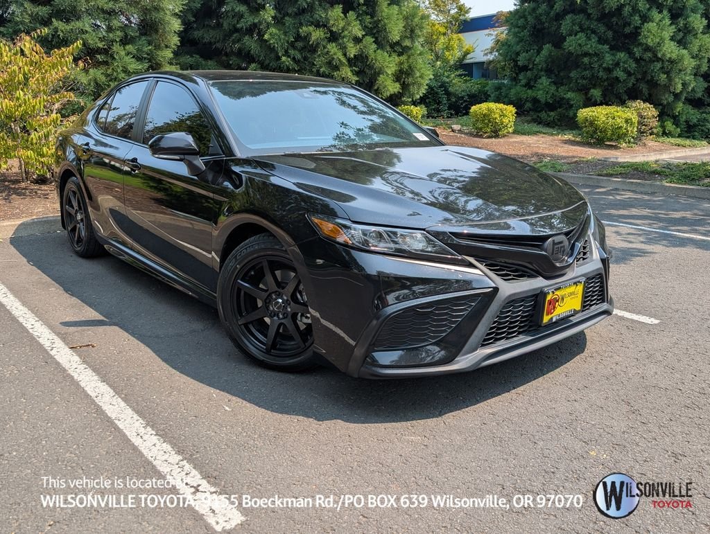 Used 2024 Black Toyota SE Nightshade image 1
