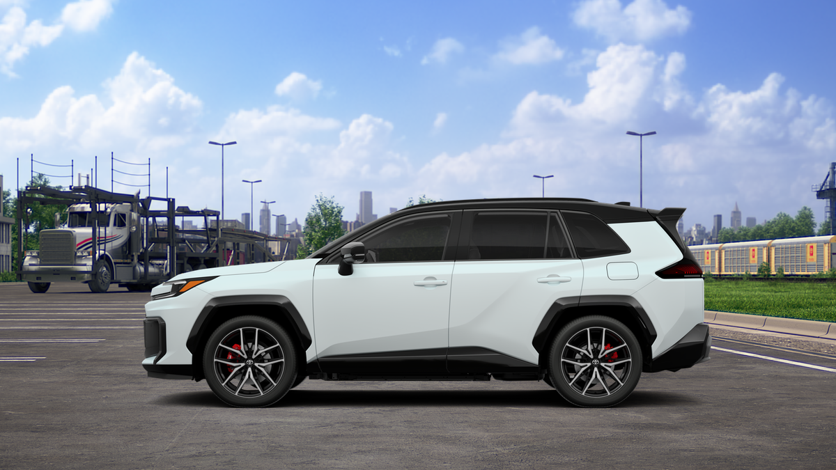New 2026 Wind Chill Pearl with Midnight Black Metallic roof Toyota GR SPORT image 4