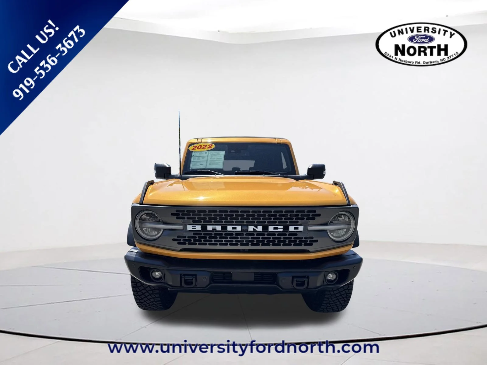 Used 2022 Cyber Orange Metallic Tricoat Ford Badlands image 2