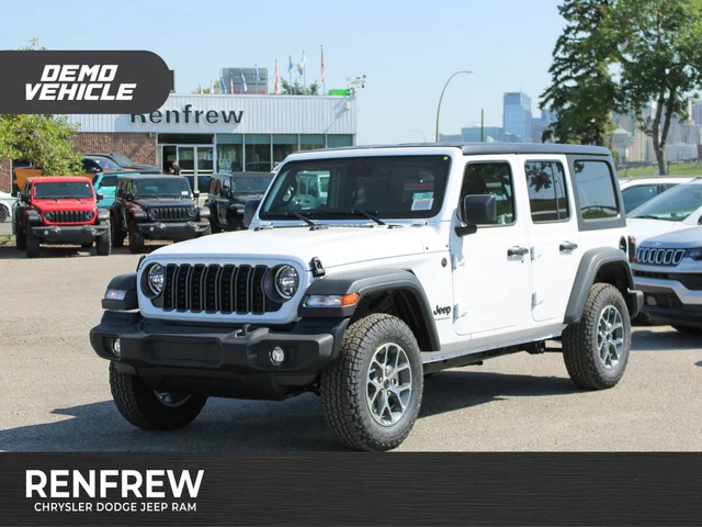 2025 Jeep Wrangler Sport S* 4 Door 4x4, Remote Start, Heated Seats/Wheel