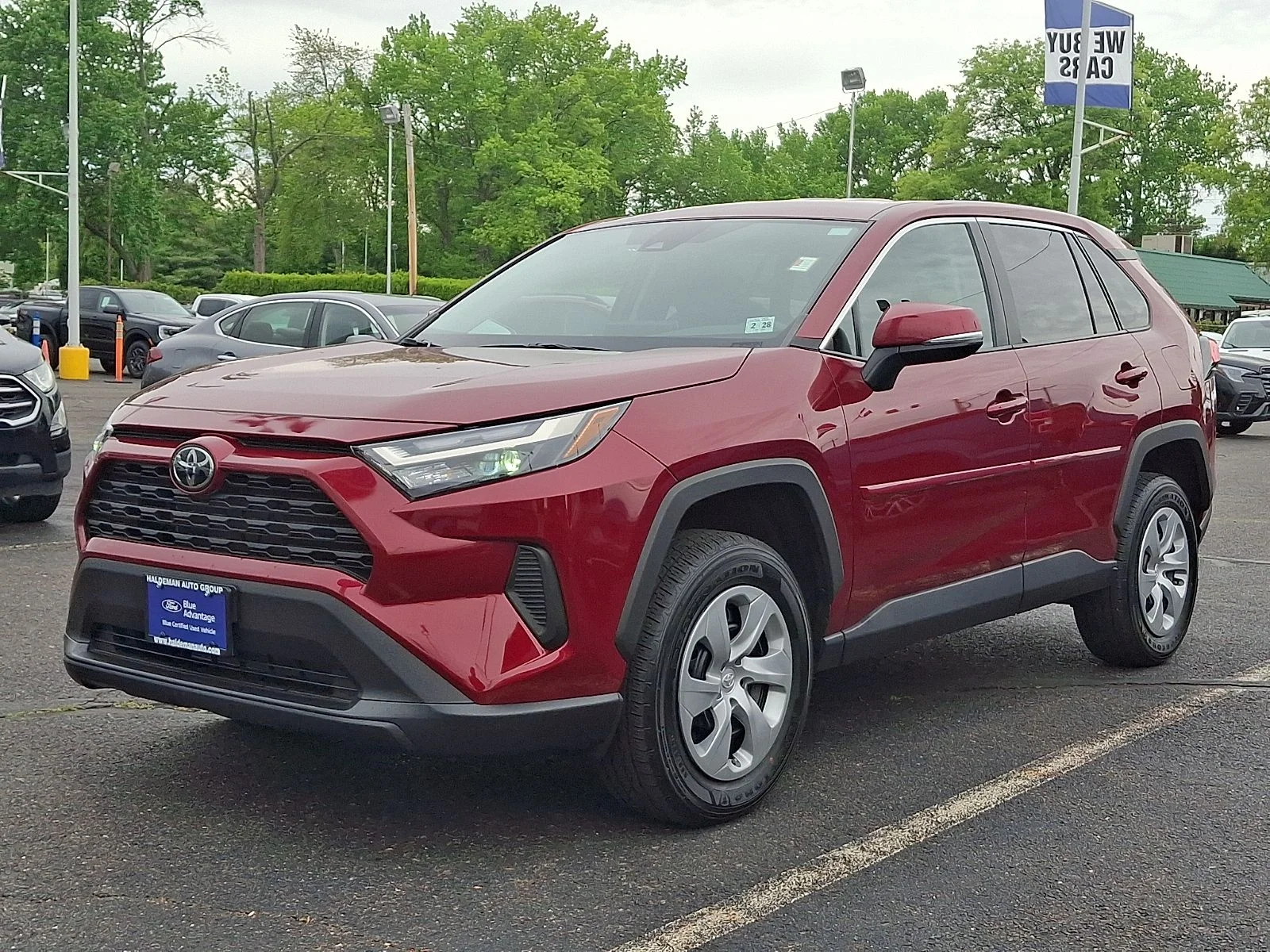 Used 2023 Red Toyota LE image 3