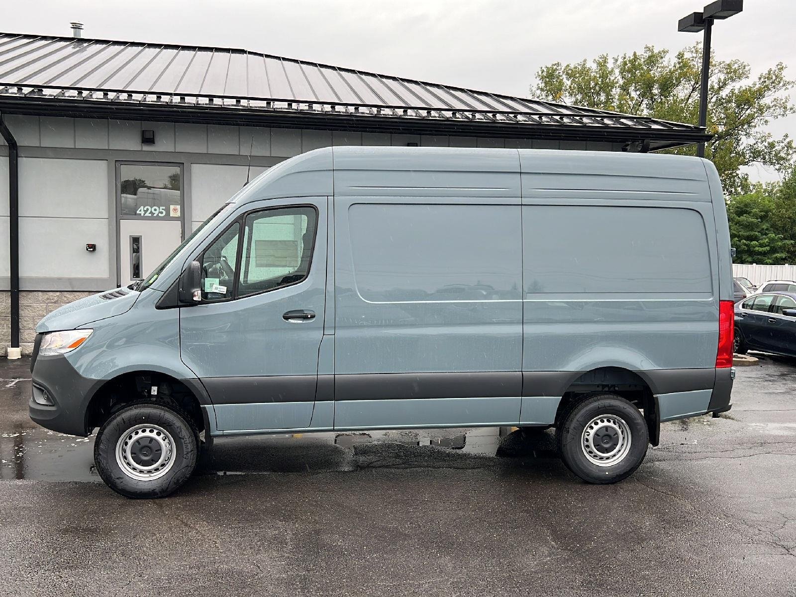 New 2026 Blue Gray Mercedes-Benz Cargo Van 144” High Roof 4cyl AWD image 5