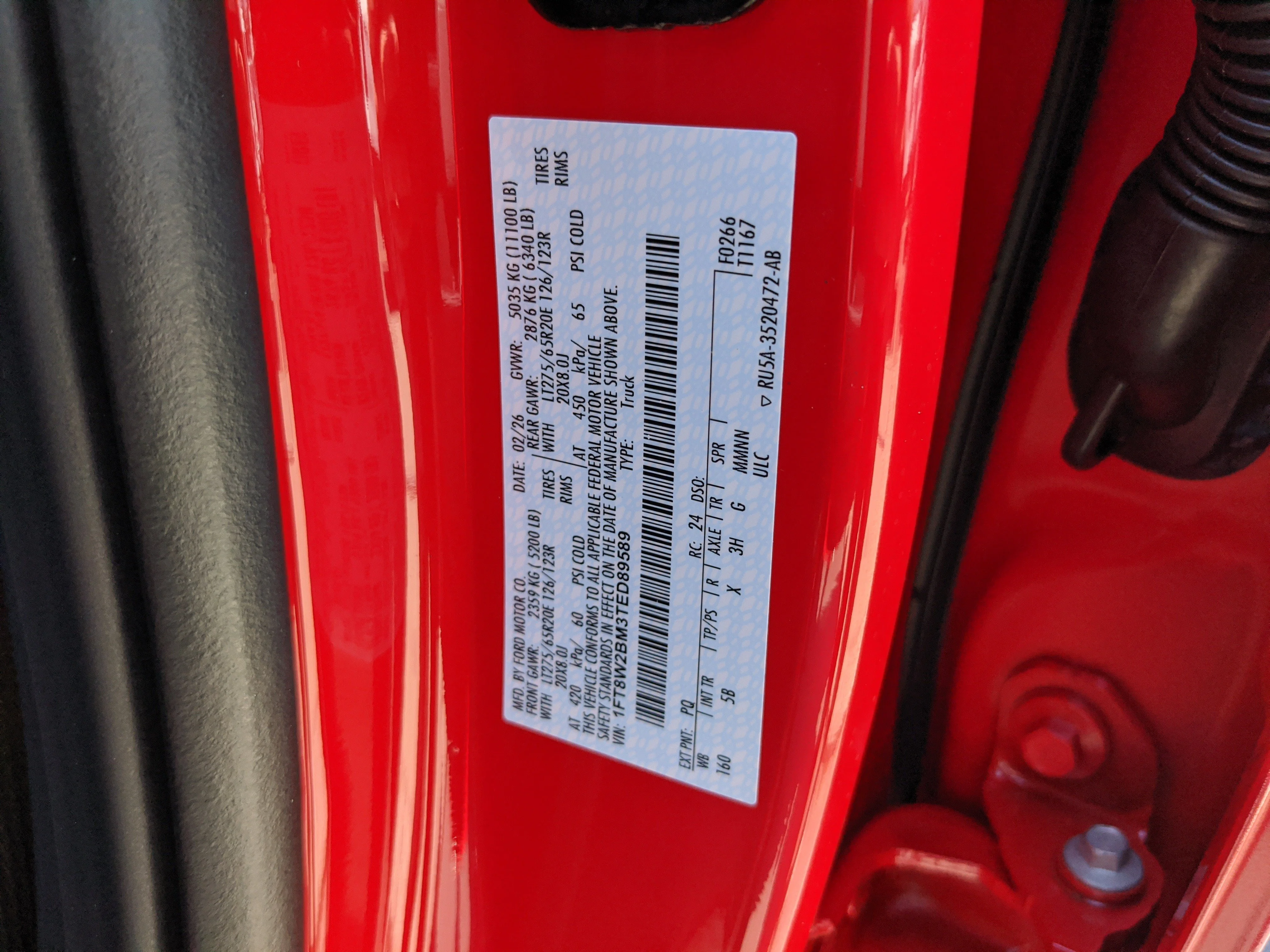 New 2026 Race Red Ford F-250® Lariat® image 33
