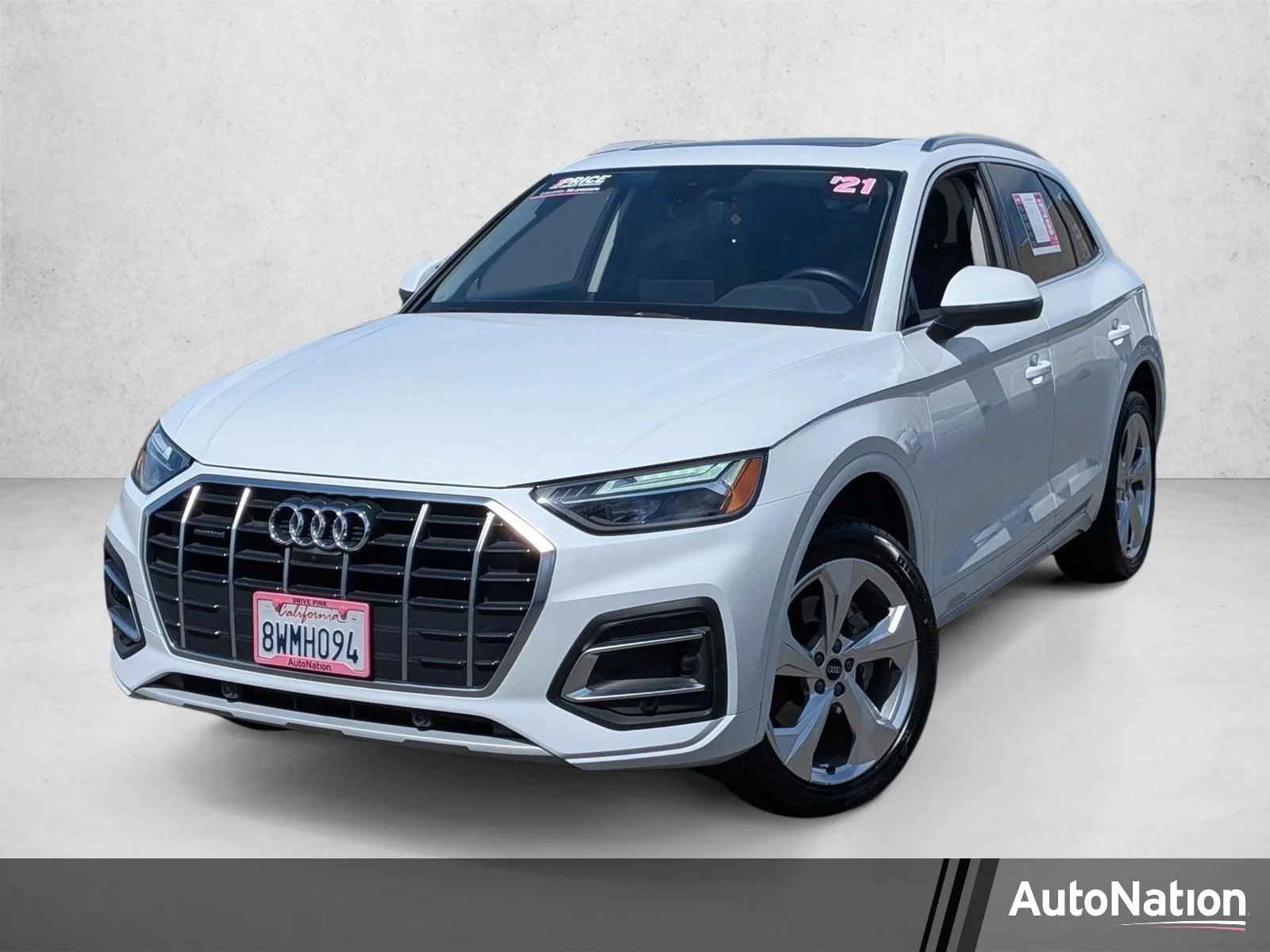 Used 2021 Glacier White Metallic Audi Premium Plus image 1