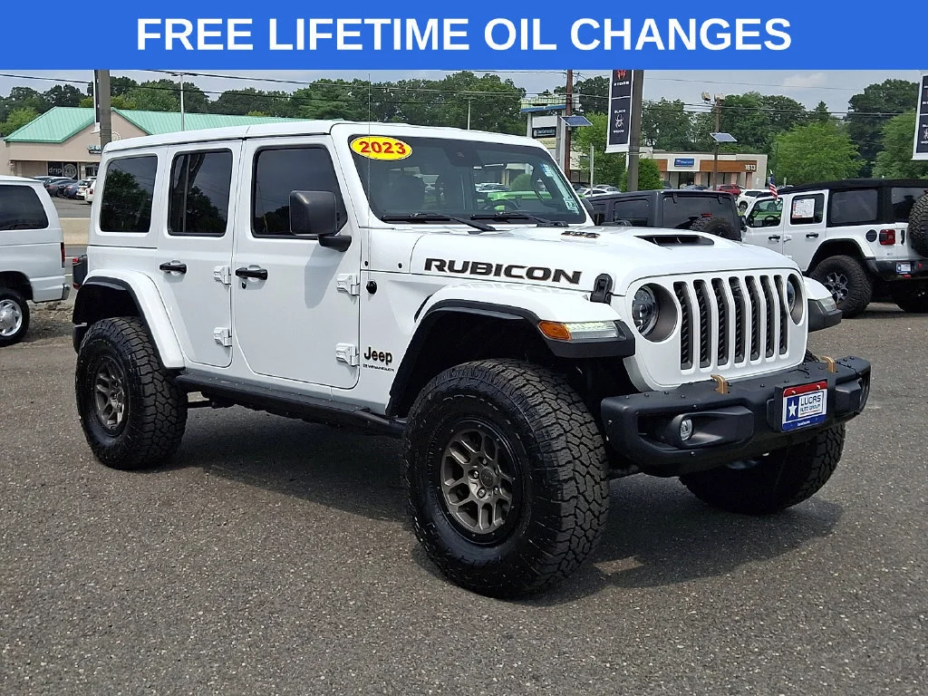 Used 2023 Bright White Clearcoat Jeep Rubicon 392 image 1