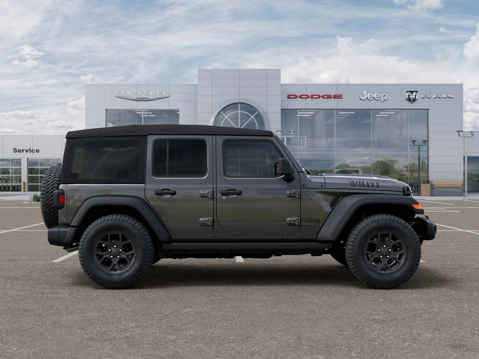 New 2026 Granite Crystal Metallic Clear-Coat Exterior Paint Jeep Willys image 42