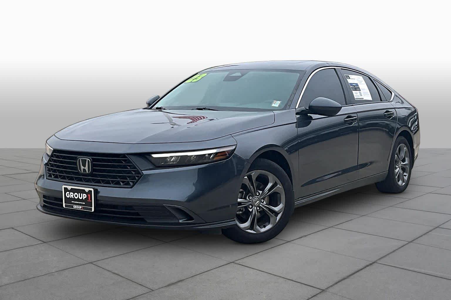 Used 2023 Meteorite Gray Metallic Honda EX image 2