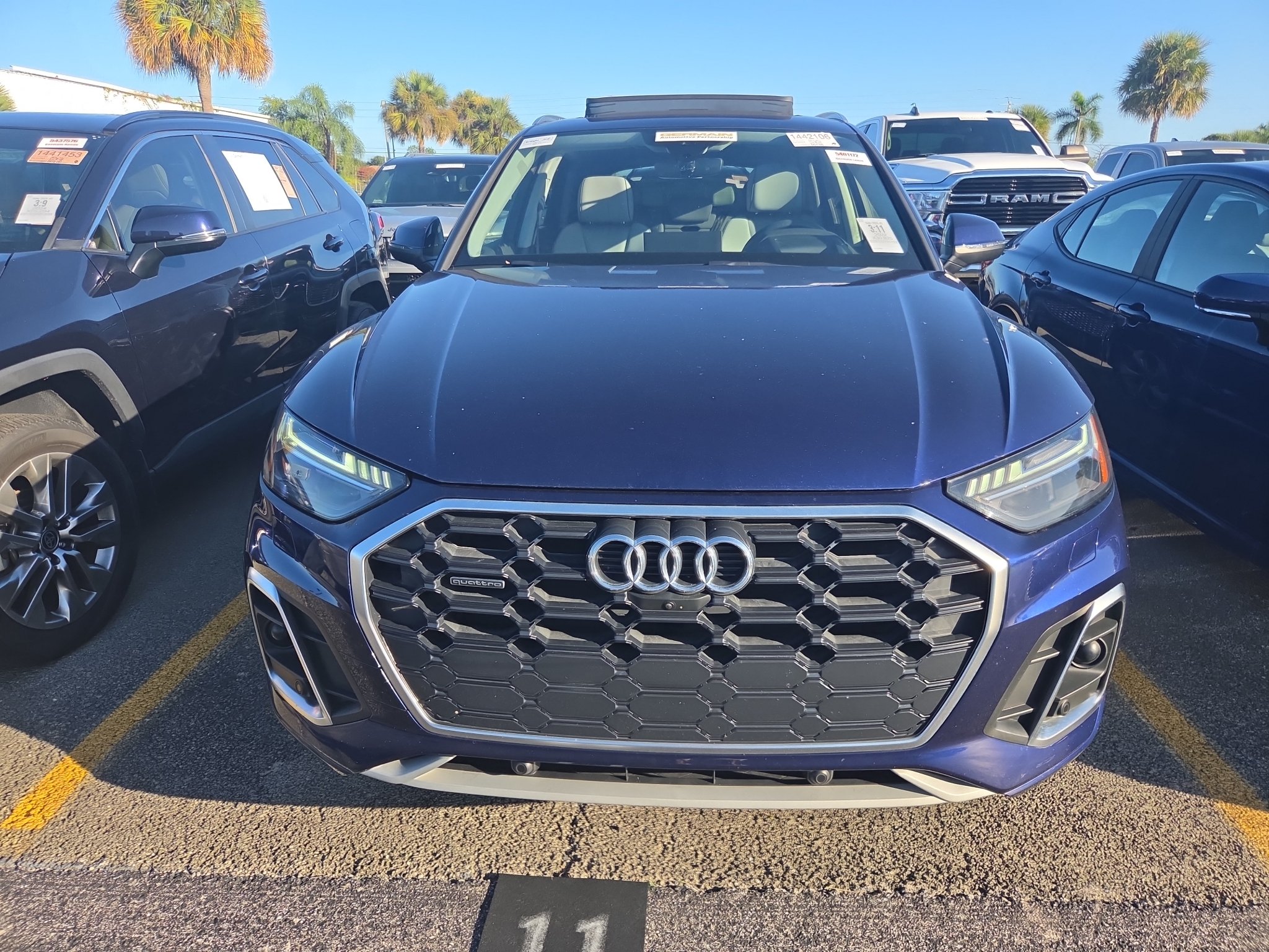 Used 2022 Navarra Blue Metallic Audi S line Prestige image 3