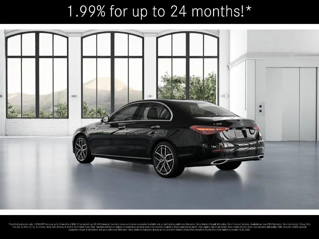 New 2026 Black Mercedes-Benz C 300 image 29