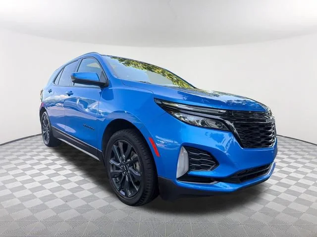 Used 2024 Riptide Blue Metallic Chevrolet RS image 3