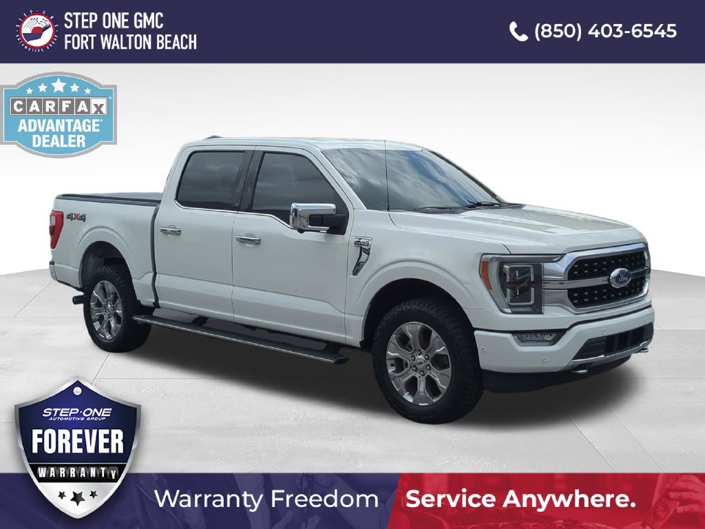 Used 2021 White Ford Platinum image 8