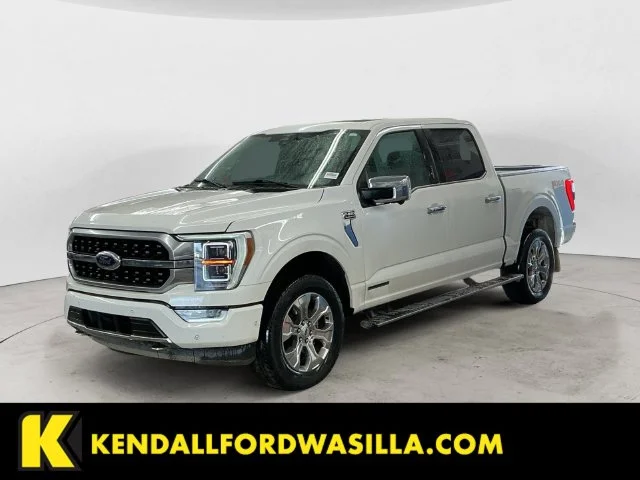 Used 2023 White Metallic Ford Platinum image 1