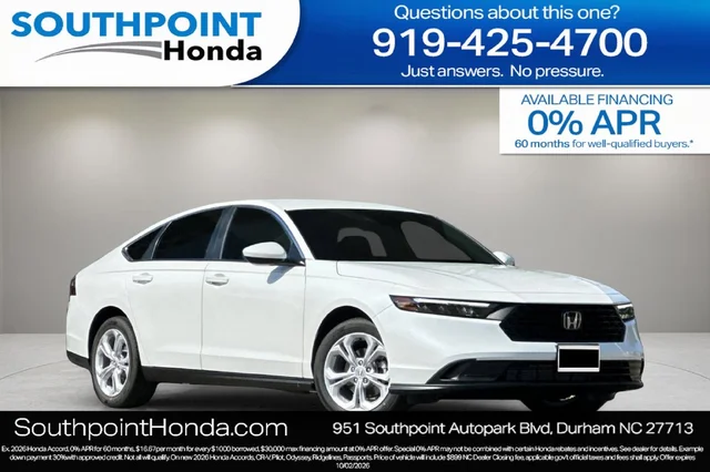 2026 Honda Accord LX